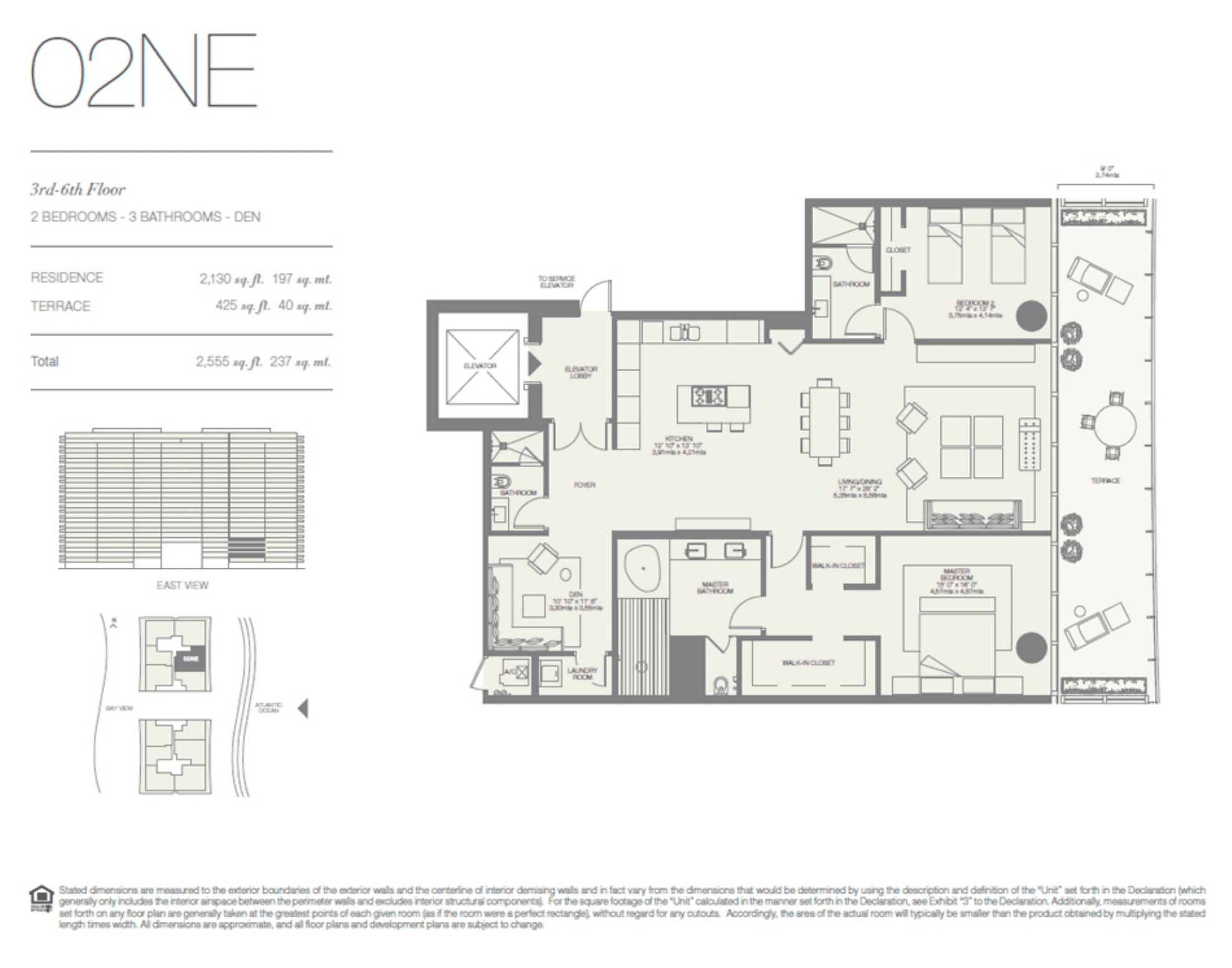 Oceana Bal Harbour 02NE floor plan