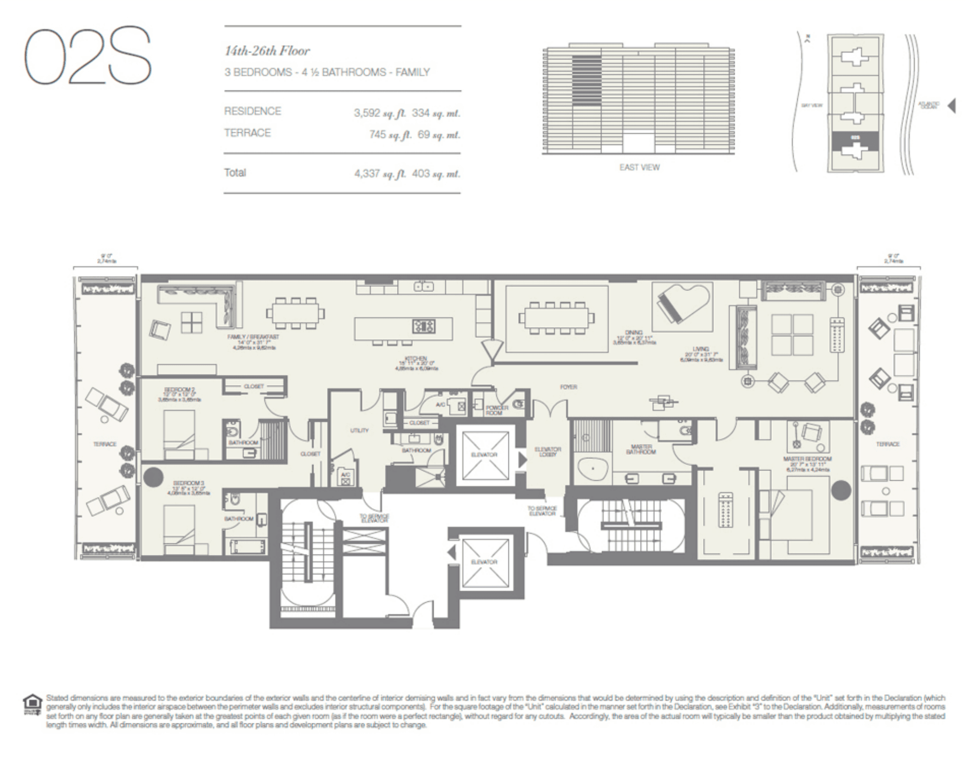 Oceana Bal Harbour 02S floor plan