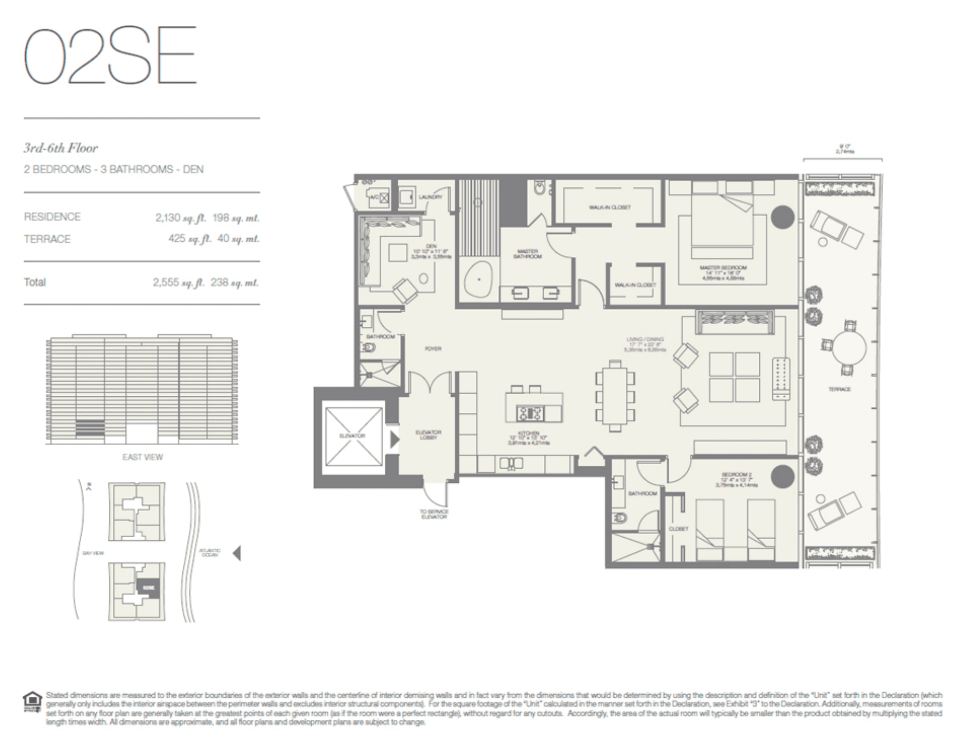 Oceana Bal Harbour 02SE floor plan