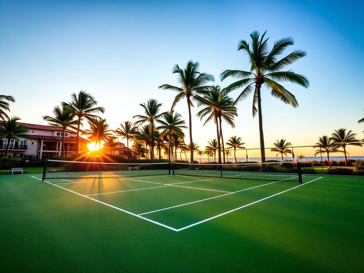 Two Tennis Courts